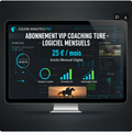 Visuel promotionnel Abonnement VIP Coaching Turf, 25 € par mois